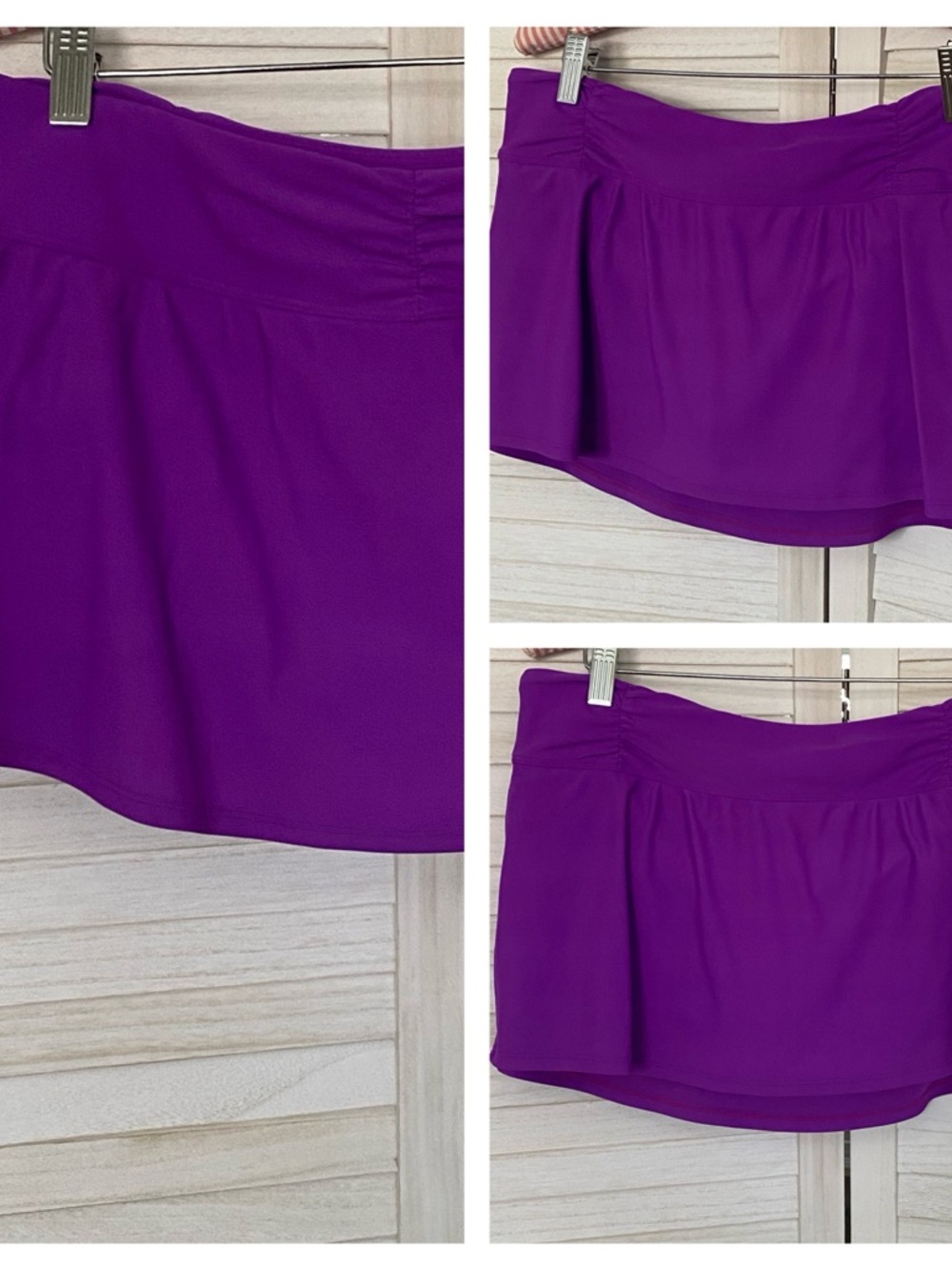 Athleta Purple Swim Skirt  SZ M